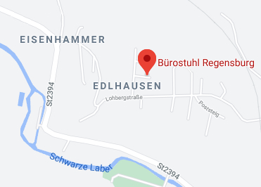 Google Anfahrt zu Buerostuhl-Regensburg
