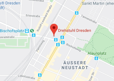 Google Anfahrt zu Drehstuhl-Dresden