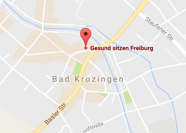 Google Anfahrt zu Gesund-Sitzen-Freiburg